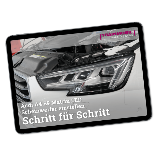 Lichteinstellung Audi A4 B9 Matrix LED Scheinwerfer