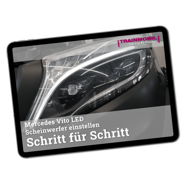 Lichteinstellung Mercedes Vito LED Scheinwerfer